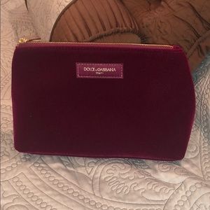 Dolce & Gabbana velvet clutch